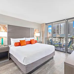 Renovated With View At Aqua Palms Waikiki Apartment Honolulu